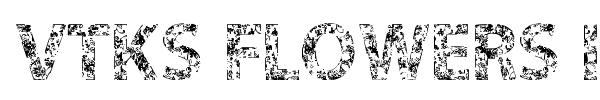 Vtks Flowers in our Soul font preview